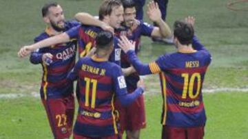 El Barça supera en siete partidos al Atleti y once (doce reales) al Madrid.