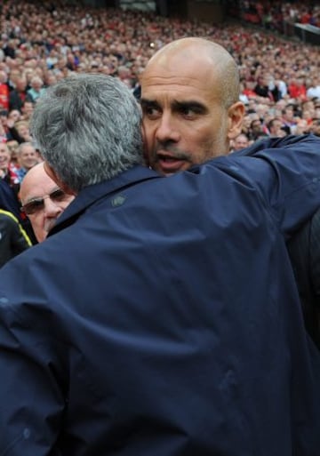 Mourinho vs Guardiola en imágenes