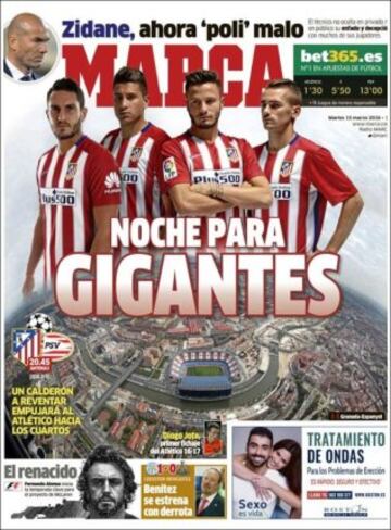 Portadas de la prensa mundial