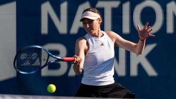Cristina Bucsa, contra Sara Errani en el US Open.