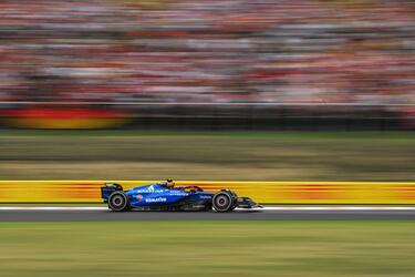 Carlos Sainz durante la carrera. 