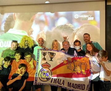 Así celebraron las peñas del Real Madrid el título de Liga