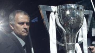GANADOR. Mourinho recaló en el Madrid por su carácter ganador. En dos campañas ha cosechado dos títulos: Copa y Liga.