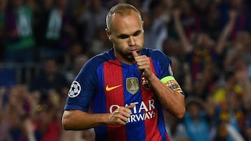 Andrés Iniesta: "I wish I'd won more Champions Leagues with Barcelona"
