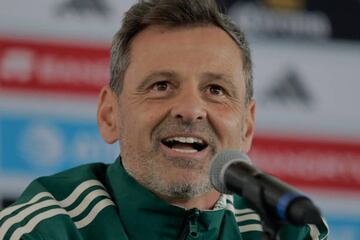 10 February 2023, Mexico, Mexiko-Stadt: Argentine Diego Cocca speaks at a press conference where he is presented as the new coach of the Mexican national soccer team. The former defender has worked as a club coach in Mexico, Argentina and Colombia. Photo: Gerardo Vieyra/dpa (Photo by Gerardo Vieyra/picture alliance via Getty Images)