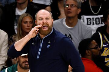 Taylor Jenkins, el director técnico de los Grizzlies. 