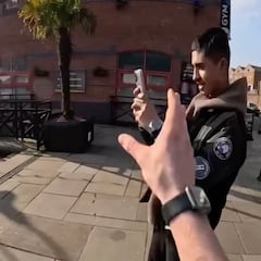 Un atleta de parkour se graba robando teléfonos