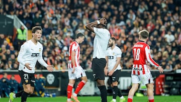 04/02/26 PARTIDO UNICO COPA DEL REY CUARTOS
VALENCIA CF - ATHLETIC DE BILBAO
TRISTEZA