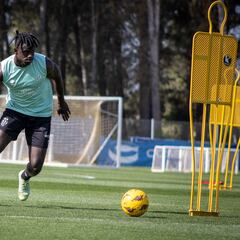 Obeng, el arma azulgrana en el derbi aragonés