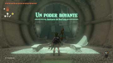 the legend of zelda tears of the kingdom nintendo switch guia santuario rasi'uaq