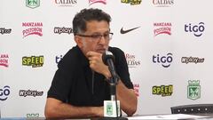 Osorio en rueda de prensa citando a Johan Cruyff