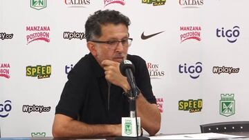Osorio en rueda de prensa citando a Johan Cruyff