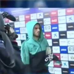 Así abandonó Ceballos Butarque: el gesto de su cara lo dice todo