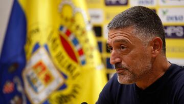 31/10/22 FUTBOL SEGUNDA DIVISION
PARTIDO UD LAS PALMAS Rueda de prensa de Garcia Pimienta