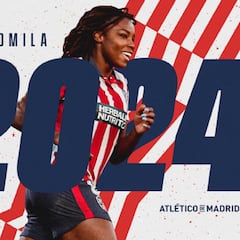 El Atlético ata hasta 2024 a Ludmila, su máxima goleadora