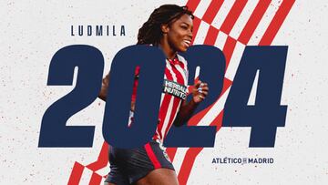 Ludmila, del Atlético.