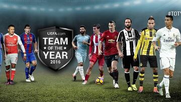 Candidatos al once del año.