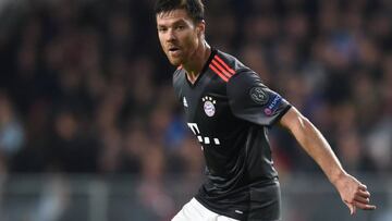 Xabi Alonso durante un partido del Bayern de Múnich.