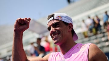 Juan Lebr車n, en el Major de Roma.