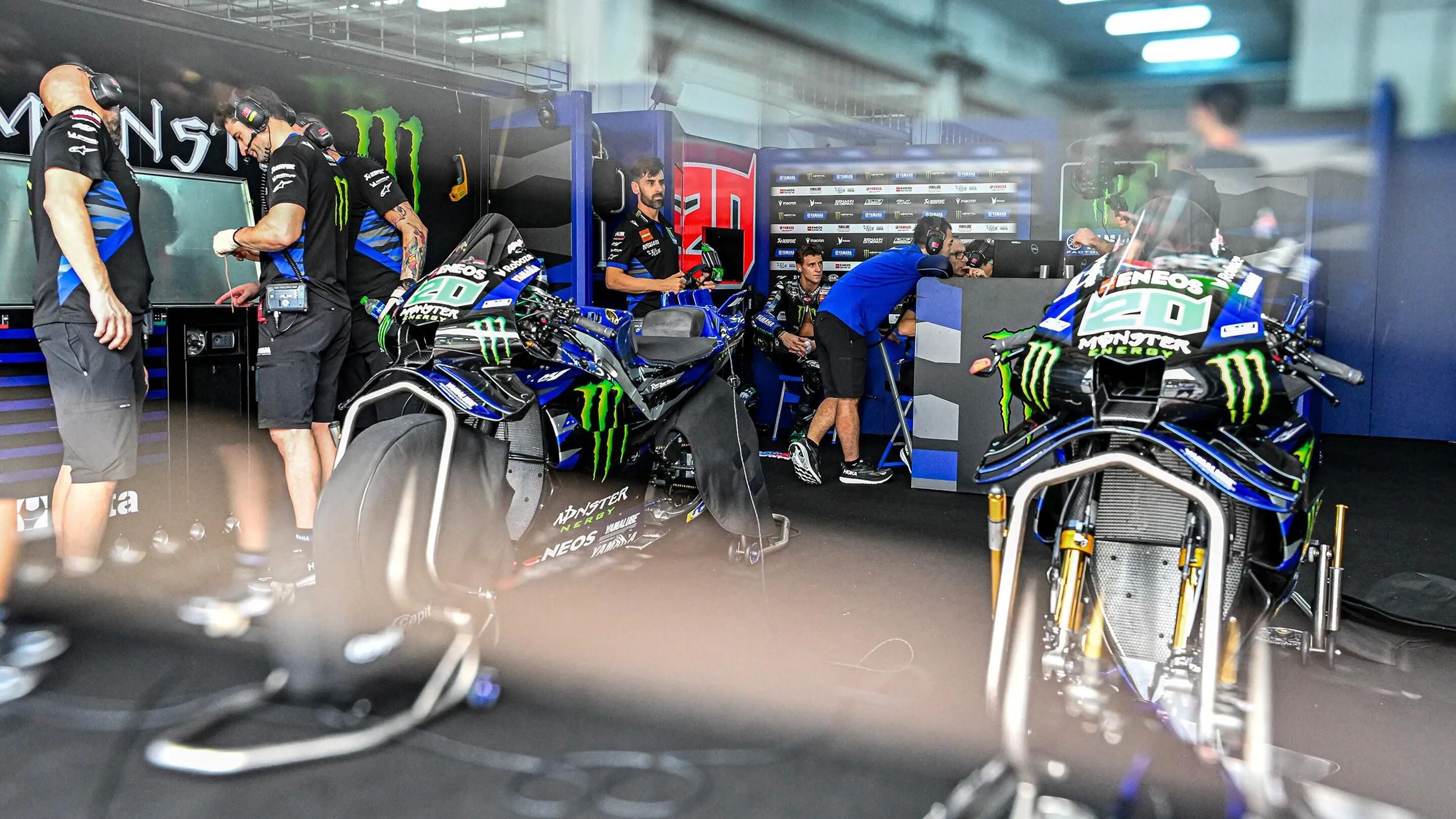 El box de Yamaha.