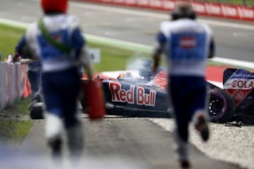 Los espectaculares accidentes de Daniil Kvyat y Nico Rosberg