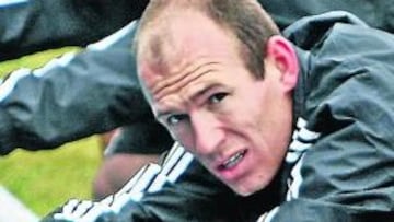 Robben es duda para el sábado.