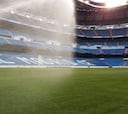 El Bernabéu se prepara para la Supercopa: así luce el césped