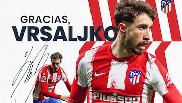 El Atlético de despide de Vrsaljko.