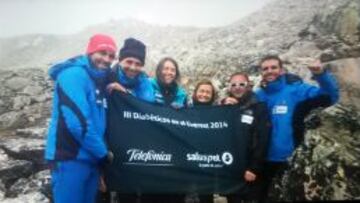 La Expedici&oacute;n Diab&eacute;ticos en el Everest 2014.