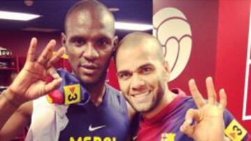 Imagen de archivo de Abidal y Alves.