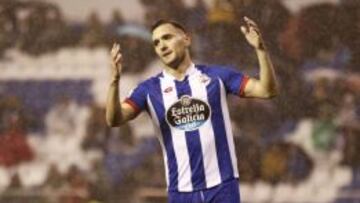 Lucas Pérez, baja en Cornellà