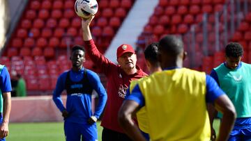 Mel, en un entrenamiento.