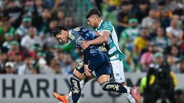 América, con uno más, no pasa del empate ante Santos Laguna