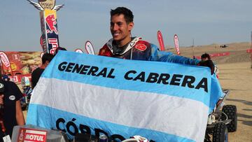 Nicolas Cavigliasso, ganador del Dakar en quads.