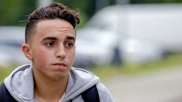 Ajax&#039;s Dutch midfielder Abdelhak Nouri arrives at the Ajax training compound for the first training of the new season in Amsterdam.
 Abdelhak Nouri has suffered &quot;serious and permanent&quot; brain damage following his collapse over the weekend, h