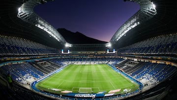 during the game Monterrey vs Necaxa, corresponding to Semifinals first leg match of the Torneo Apertura 2019 of the Liga BBVA MX, at BBVA Bancomer Stadium, on December 04, 2019.
<br><br>
durante el partido Monterrey vs Necaxa, correspondiente al partido de Ida de las Semifinales de Final del Torneo Apertura 2019 de la Liga BBVA MX, en el Estadio BBVA Bancomer, el 04 de Diciembre de 2019