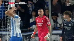 El Talavera la tuvo en el 93′ para el 3-3 y lo que hizo Lunin es el sentir de todo el madridismo: tremenda escena...