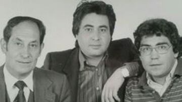 Agust¨ªn Vega, Javier G¨¢lvez y Macario Mu?oz, tres fot¨®grafos que han sido testigos desde el AS de m¨¢s de 40 a?os de deporte espa?ol.