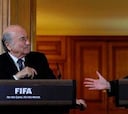 Blatter termina su visita a Londres "impresionado" con la candidatura inglesa