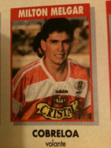 Milton Melgar en 1992, jugó en Everton de Viña del Mar y entre 1994-95 estuvo en Cobreloa. Fue mundialista con Bolivia en 1994.