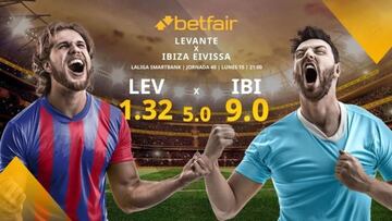 Levante UD vs. UD Ibiza: alineaciones, horario, TV, estadísticas y pronósticos