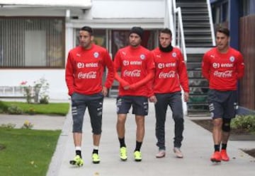 La Roja retomó las prácticas en Juan Pinto Durán.