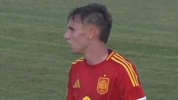 Arnu, en el debut de España en el Europeo.