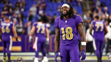 El wide receiver fue excusado de las actividades del equipo de Baltimore luego de servir una suspensión de un partido.