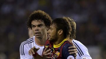 La bronca entre Neymar y Pepe