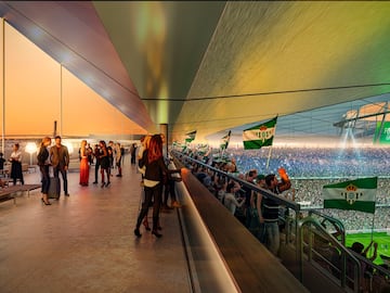 Se mejorará la experiencia del ocio en los alrededores del estadio con el objetivo de maximizar los ingresos.
