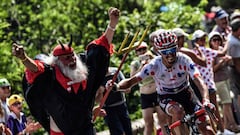 Julian Alaphilippe, ganador de la monta&ntilde;a en el Tour de 2018.