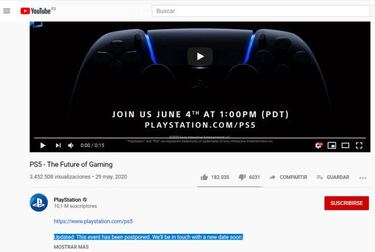 PS5: Sony anunciará la nueva fecha de presentación “pronto”