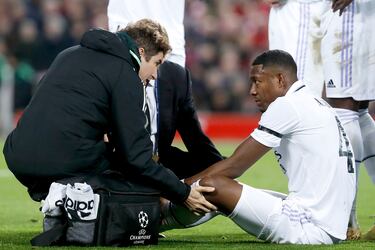 David Alaba’s poor injury record for Real Madrid this season