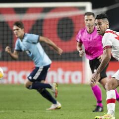 Falcao, activo en ataque en empate a cero ante Celta